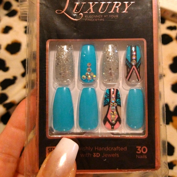 Kiss Other - Kiss Goldfinger Luxury Long Nail Set-Rare